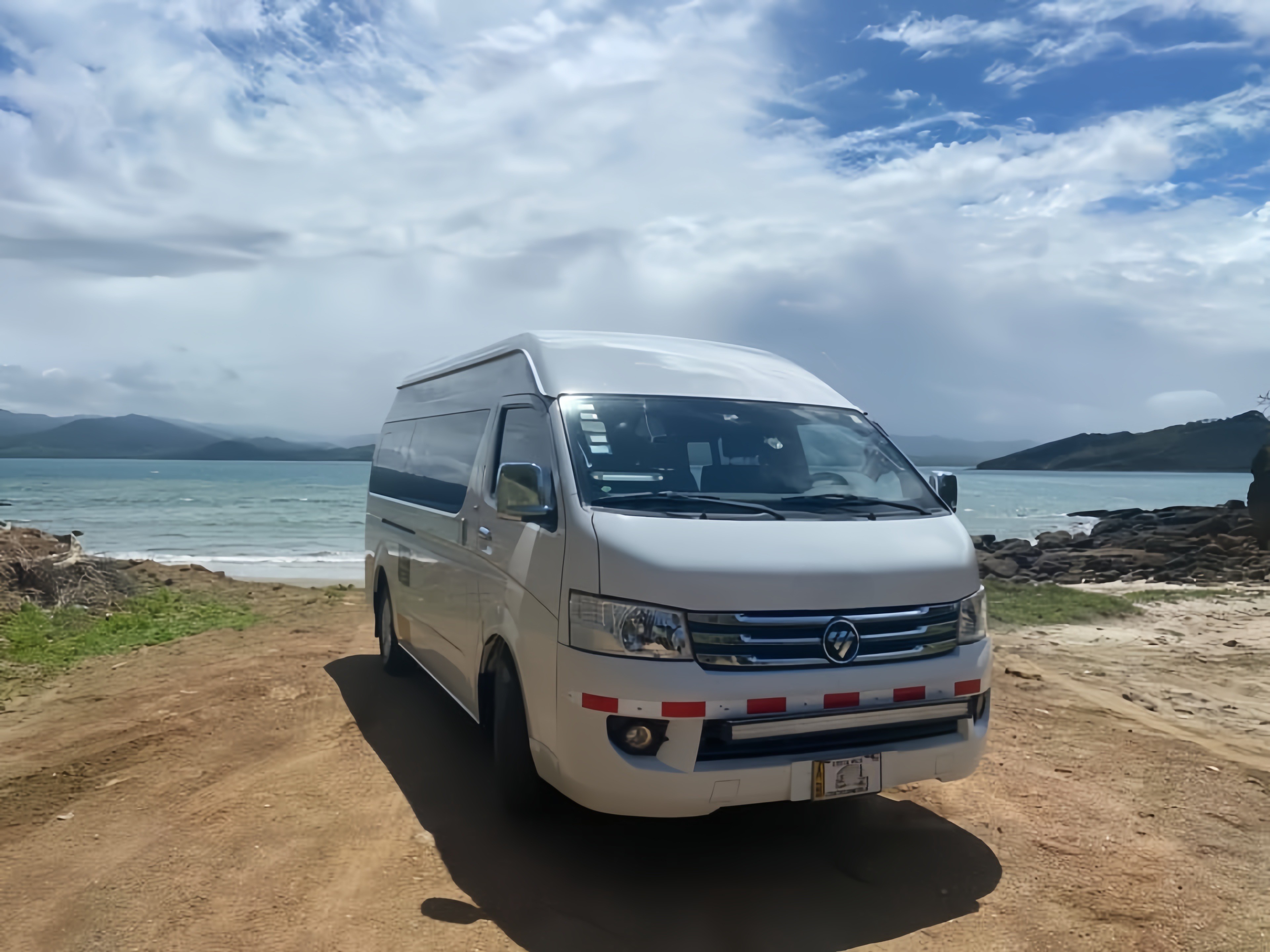 Iggy Rides van on the road
