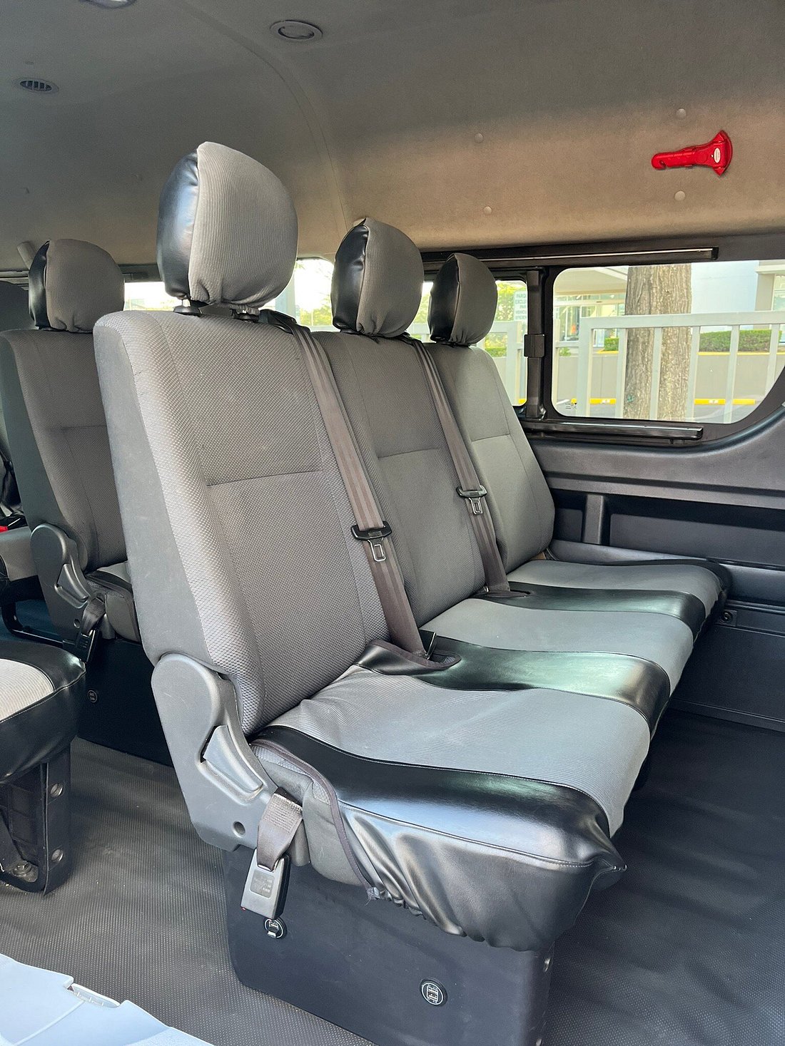 Iggy Rides van interior seating